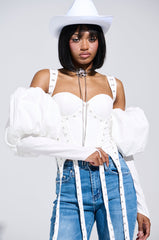 POP POPLIN FINGERLESS GLOVES