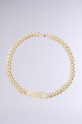 LOVE IS IN THE AIR NECKLACE IN GOLD