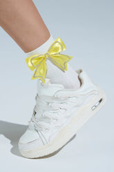 ON MY GIRLY SH* BOW SOCKS