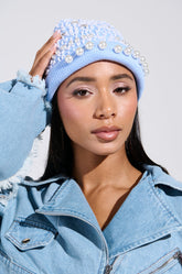 IT GURL EMBELLISHED BEANIE