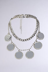 POP THE TOP SILVER NECKLACE SET