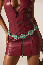 TURQ CHAIN BELT