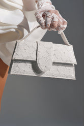 HONEYMOON LACE APPLIQUE BAG