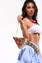 GRAB A SLICE RHINESTONE PIZZA CLUTCH