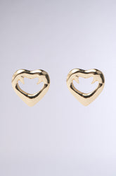 LOVE KILLS GOLD EARRING