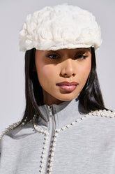 SO DEMURE ROSETTE HAT
