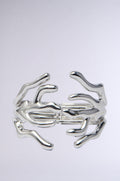 CUFFED UP BRACELET IN SILVER