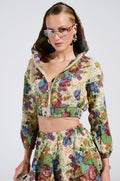 ALL ABOUT ME FLORAL BOMBER JACKET