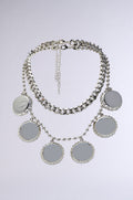 POP THE TOP SILVER NECKLACE SET
