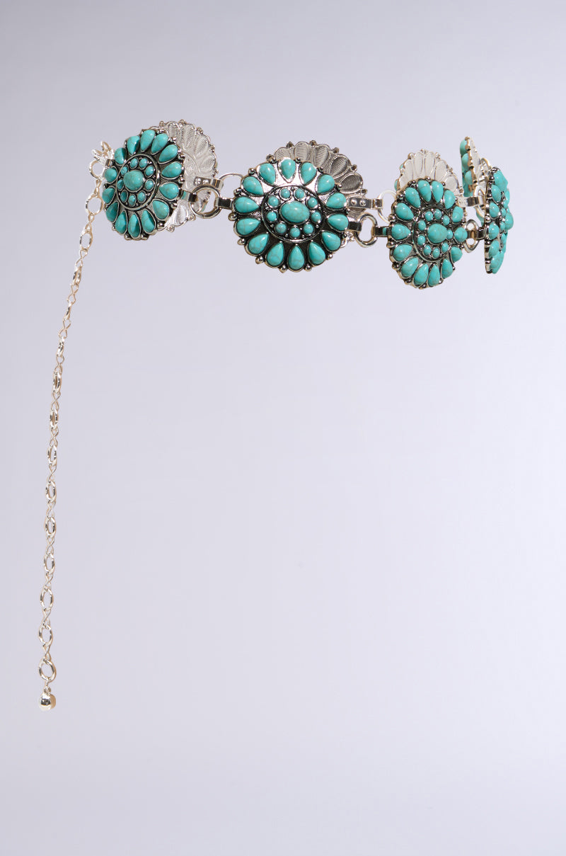 TURQ CHAIN BELT