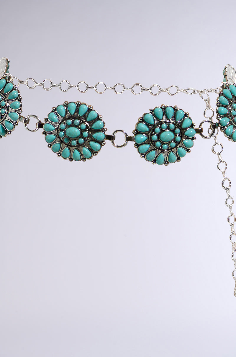 TURQ CHAIN BELT