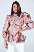 ANTIQUE BROCADE BOW TOP