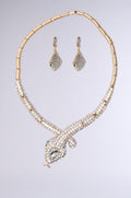 BITE ME LUXE SNAKE NECKLACE AND EARRINGS SET