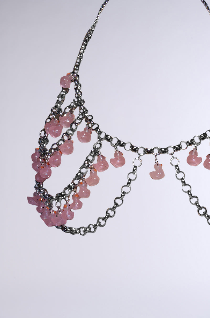 LETS FLOAT DUCKY BODY CHAIN