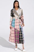 LOGAN PATCHWORK TRENCH