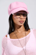PRETTY IN PINK BRIM HAT